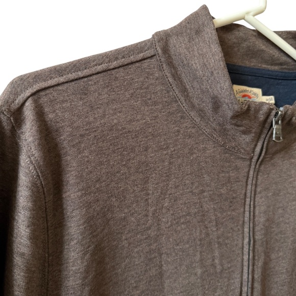 FAHERTY SUFFOLK 1/4 ZIP PULLOVER SWEATER COTTON MODAL PREPPY BUSINESS CASUAL M - Picture 5 of 13